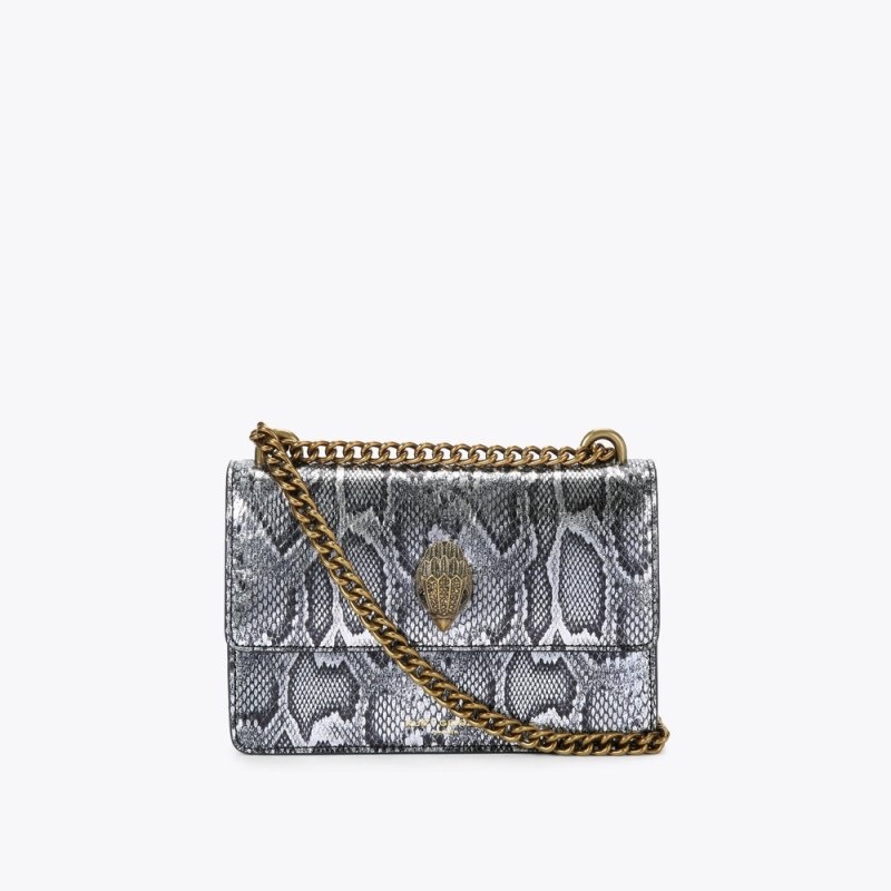 Kurt Geiger London Small Printed Shoreditch Women\'s Crossbody Bags Silver | Malaysia PH36-041