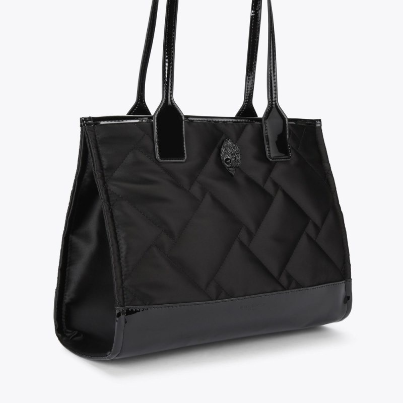 Kurt Geiger London Small Recycled Drench Women's Shopper Bag Black | Malaysia MJ90-091