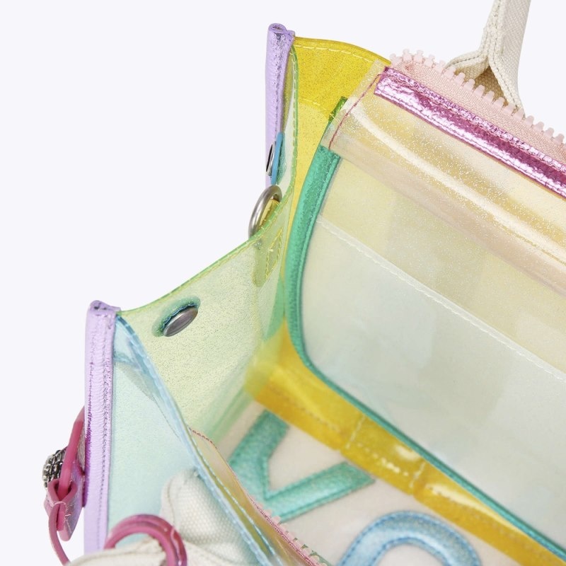 Kurt Geiger London Small Vinyl Southbank Women's Shoulder Bags Multicolor | Malaysia IV82-065