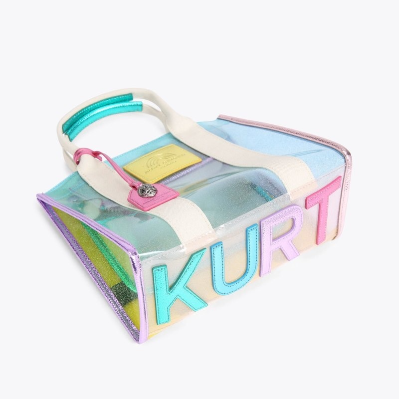 Kurt Geiger London Small Vinyl Southbank Women's Tote Bags Multicolor | Malaysia GH79-304