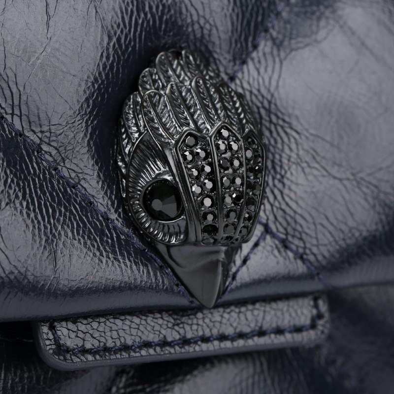 Kurt Geiger London Soft Kensington Women's Shoulder Bags Dark Blue | Malaysia UV92-764
