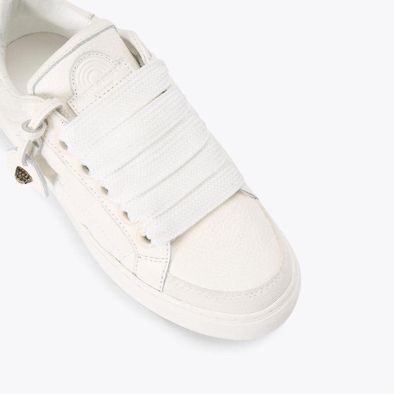 Kurt Geiger London Southbank Tag Women's Trainers White | Malaysia RL72-303