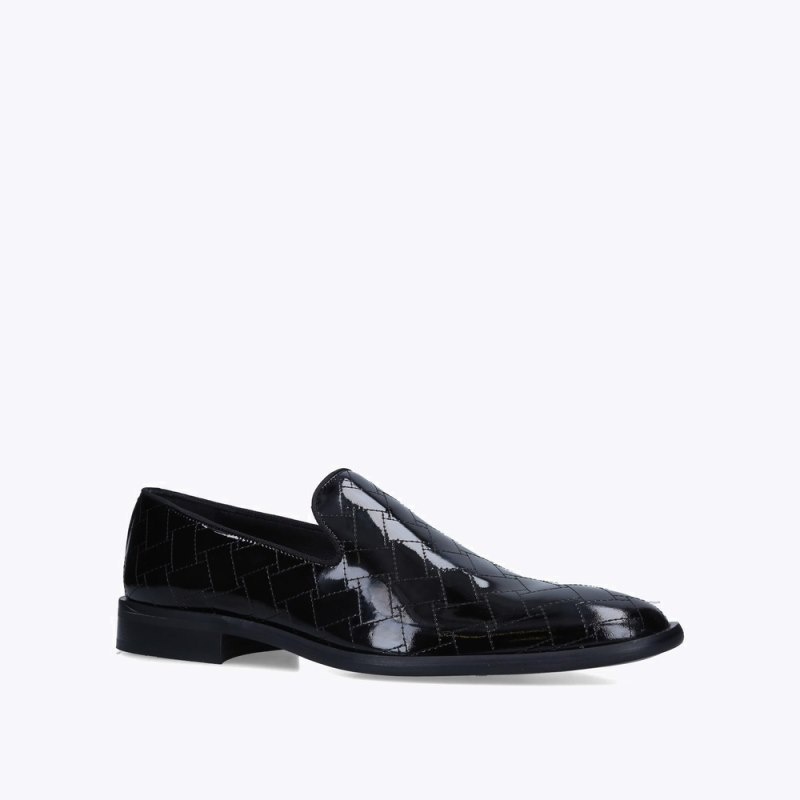 Kurt Geiger London Spencer Stitch Loafer Men's Dress Shoes Black | Malaysia BR19-537