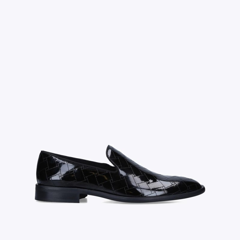 Kurt Geiger London Spencer Stitch Loafer Men\'s Dress Shoes Black | Malaysia BR19-537