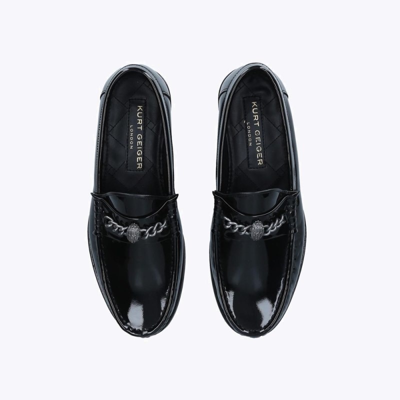 Kurt Geiger London Vincent Chain Men's Dress Shoes Black | Malaysia RO05-471