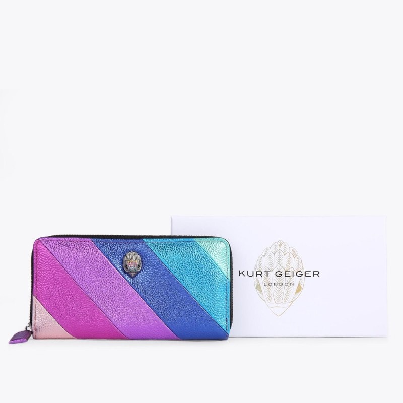 Kurt Geiger London Zip Around Women's Wallets Multicolor | Malaysia PI66-770